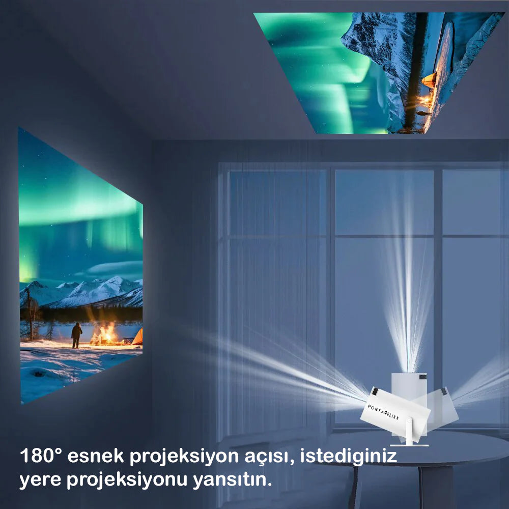Portaflixx™ Spotlight HD Akıllı Projektör